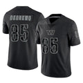 My Store W.Commanders #85 Chig Okonkwo Player Black Limited Reflective Home Game Stitched Jerseys