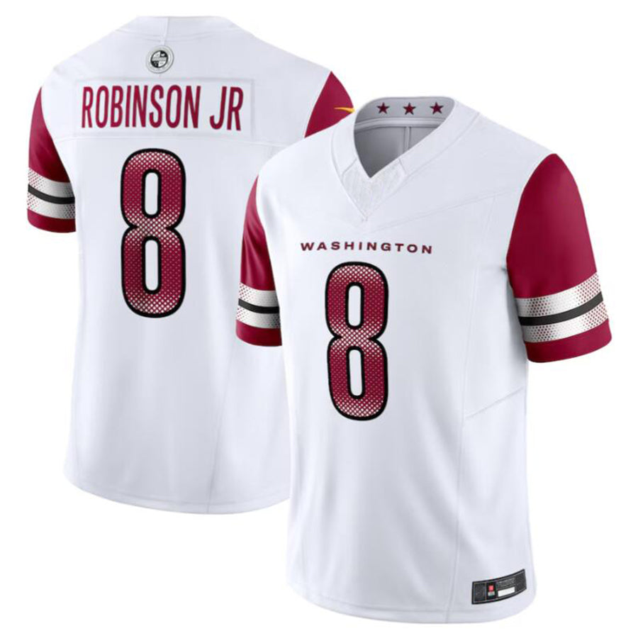 My Store W.Commanders #8 Brian Robinson Jr. White Vapor F.U.S.E. Limited Jersey American Stitched Jerseys