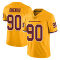 My Store W.Commanders #90 Charles Omenihu Player Gold Limited Color Rush Home Game Stitched Jerseys