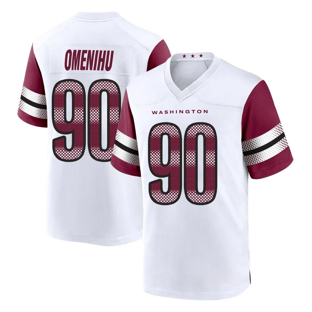 My Store W.Commanders #90 Charles Omenihu Player White Game Home Stitched Jerseys