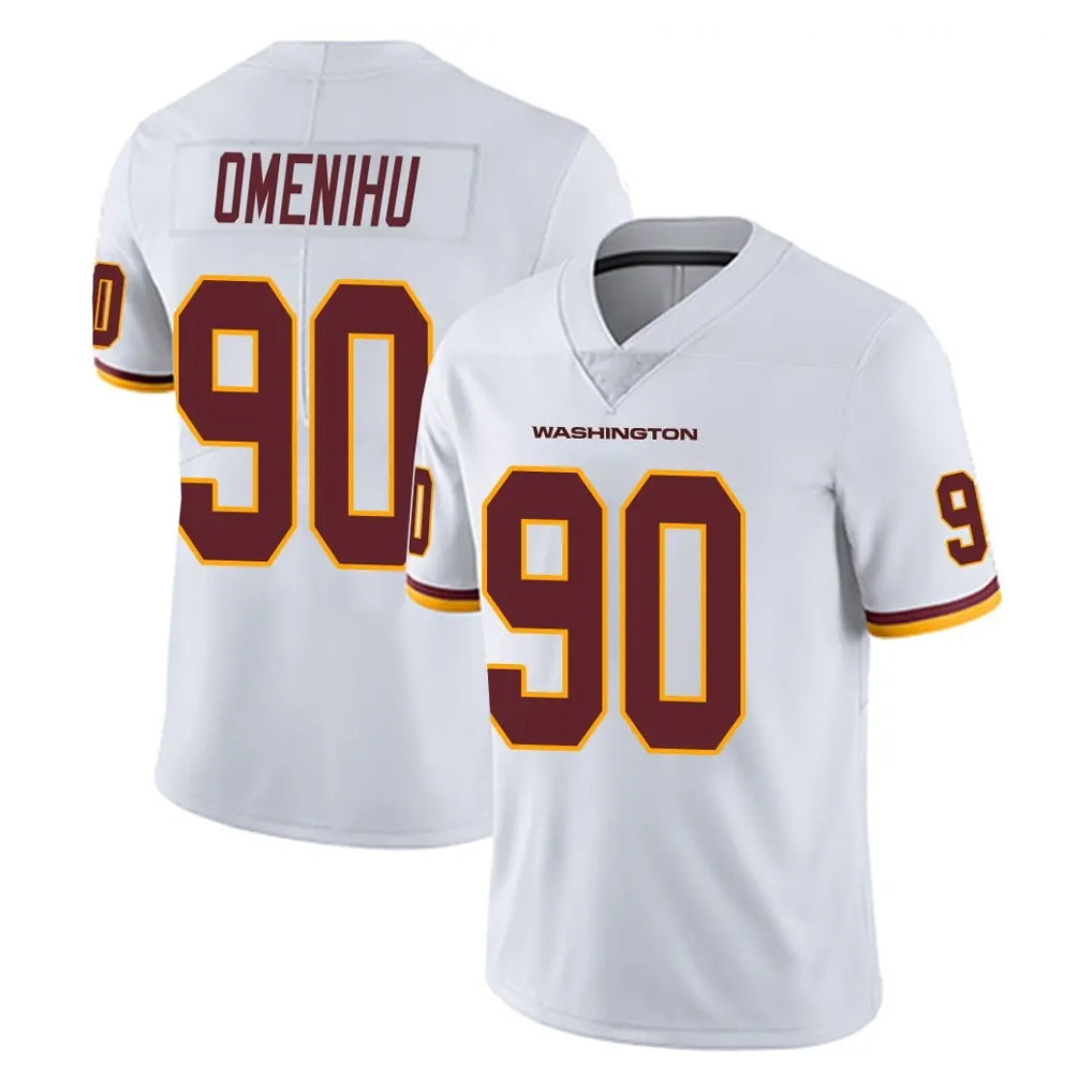 My Store W.Commanders #90 Charles Omenihu Player White Limited Vapor Untouchable Home Game Stitched Jerseys