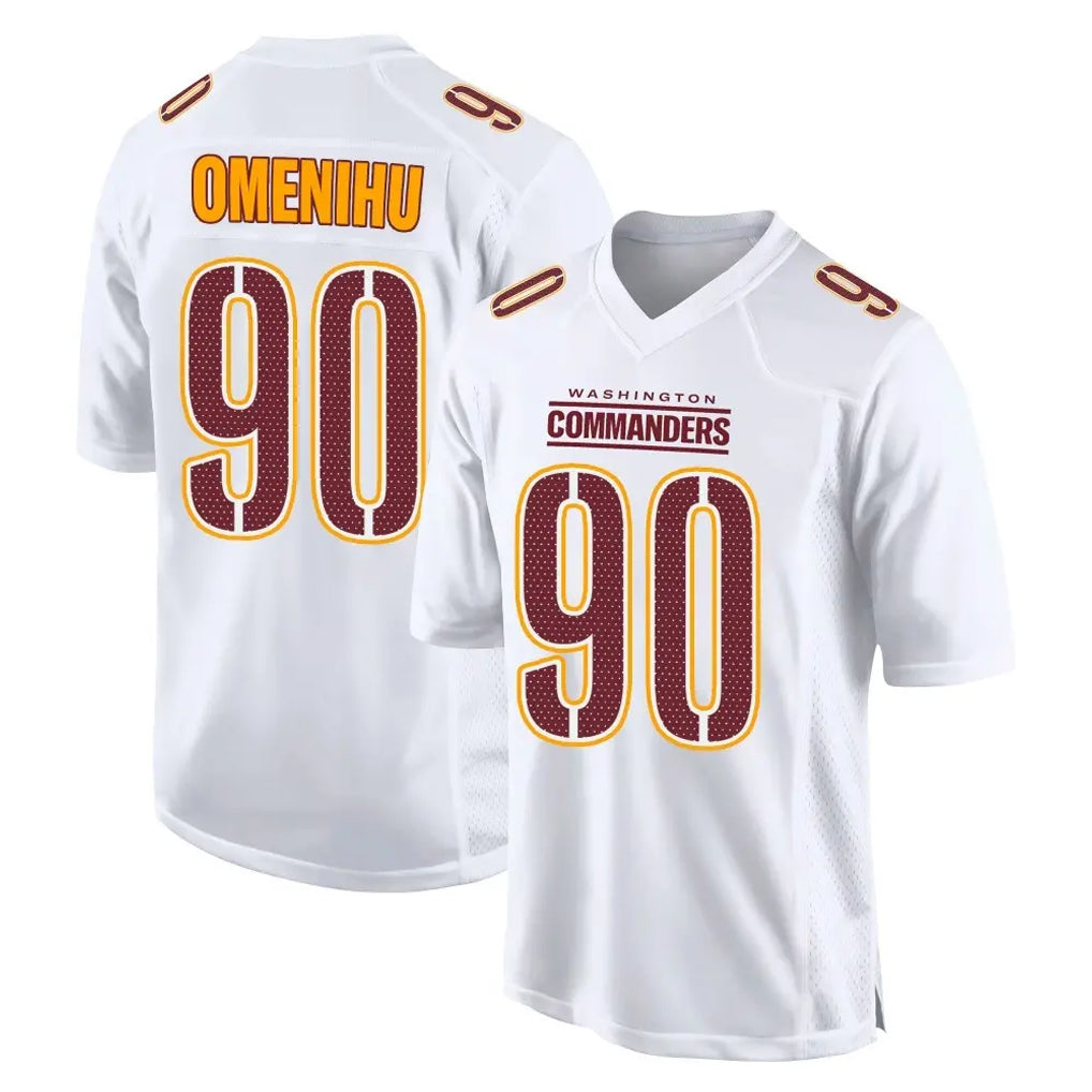 My Store W.Commanders #90 Charles Omenihu Player White Tundra Fashion Home Game Stitched Jerseys
