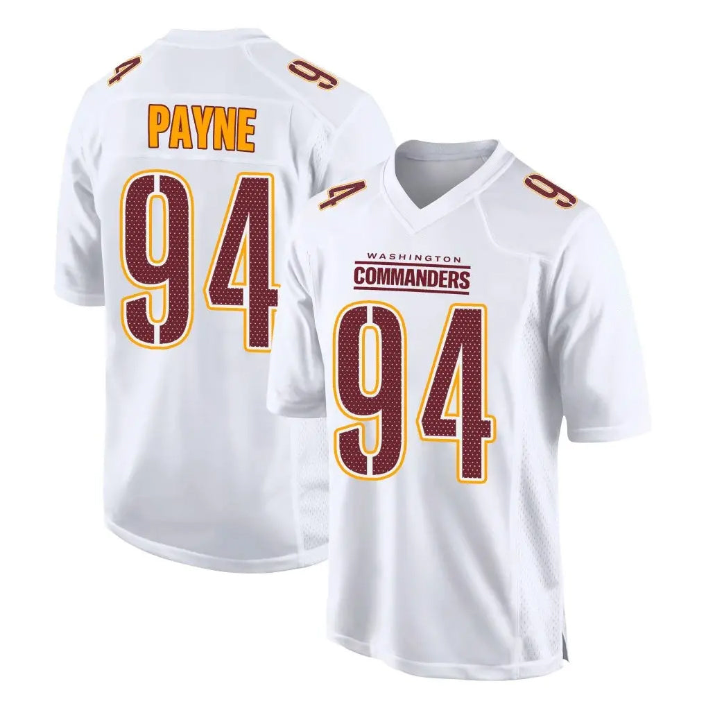My Store W.Commanders #94 Daron Payne Player White Limited Vapor Untouchable Home Game Stitched Jerseys