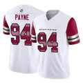 My Store W.Commanders #94 Daron Payne Player White Tundra Fashion Home Game Stitched Jerseys