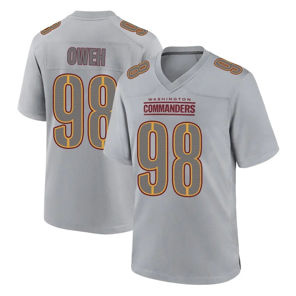 My Store W.Commanders #98 Odafe Oweh Player Gray Atmosphere Fashion Home Game Stitched Jerseys