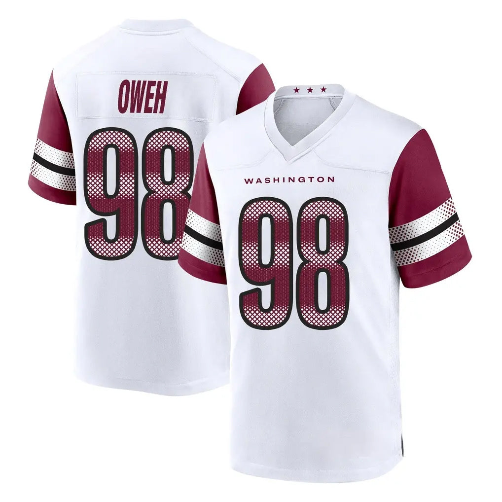 My Store W.Commanders #98 Odafe Oweh Player White Game Home Stitched Jerseys