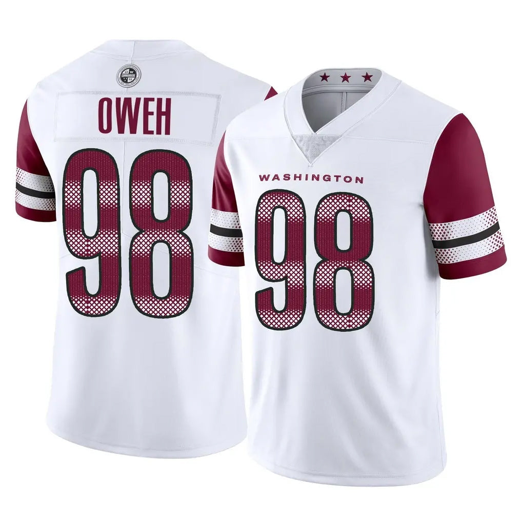 My Store W.Commanders #98 Odafe Oweh Player White Limited Vapor Home Game Stitched Jerseys