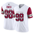 My Store W.Commanders #98 Odafe Oweh Player White Vapor F.U.S.E. Limited Home Game Stitched Jerseys