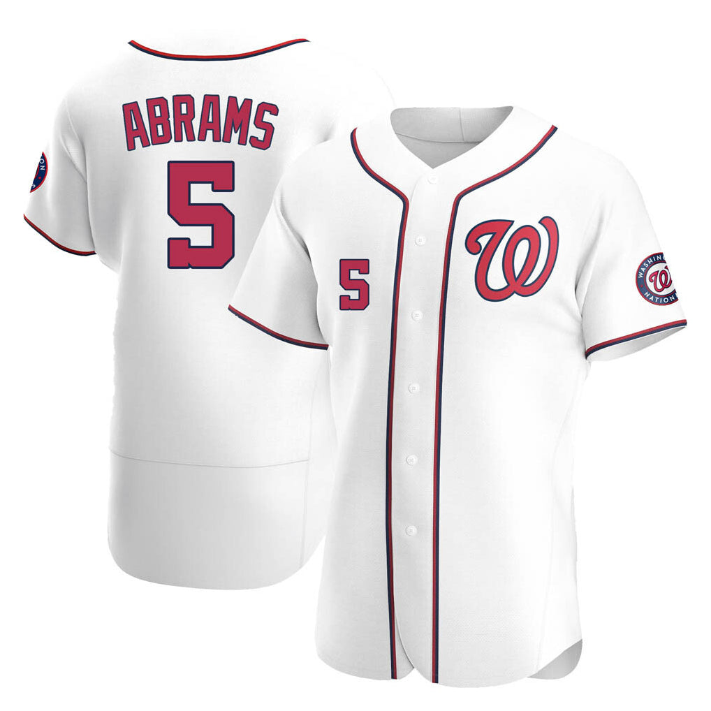 My Store W.Nationals #5 CJ Abrams Player White Alternate Elite Stitched Jerseys