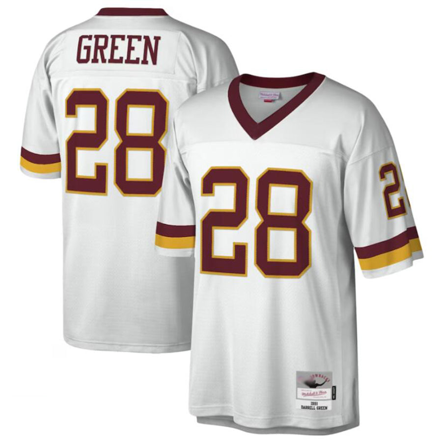 My Store W.Commanders #28 Darrell Green Mitchell & Ness White Legacy Replica Jersey Stitched Jerseys